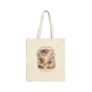 Inspiration Follows Cotton Canvas Tote