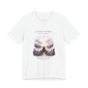 Listen Within White Graphic Tee