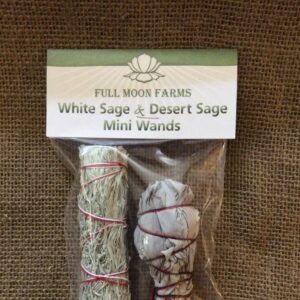 Mini White Sage & Desert Sage Ritual Bundle – Pack of 2